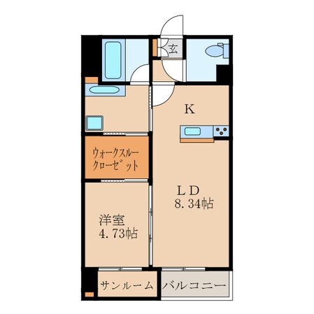 ＣＲＥＡ笠之原の物件間取画像